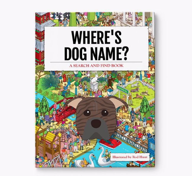 Personalised Where's {dogsName} Book